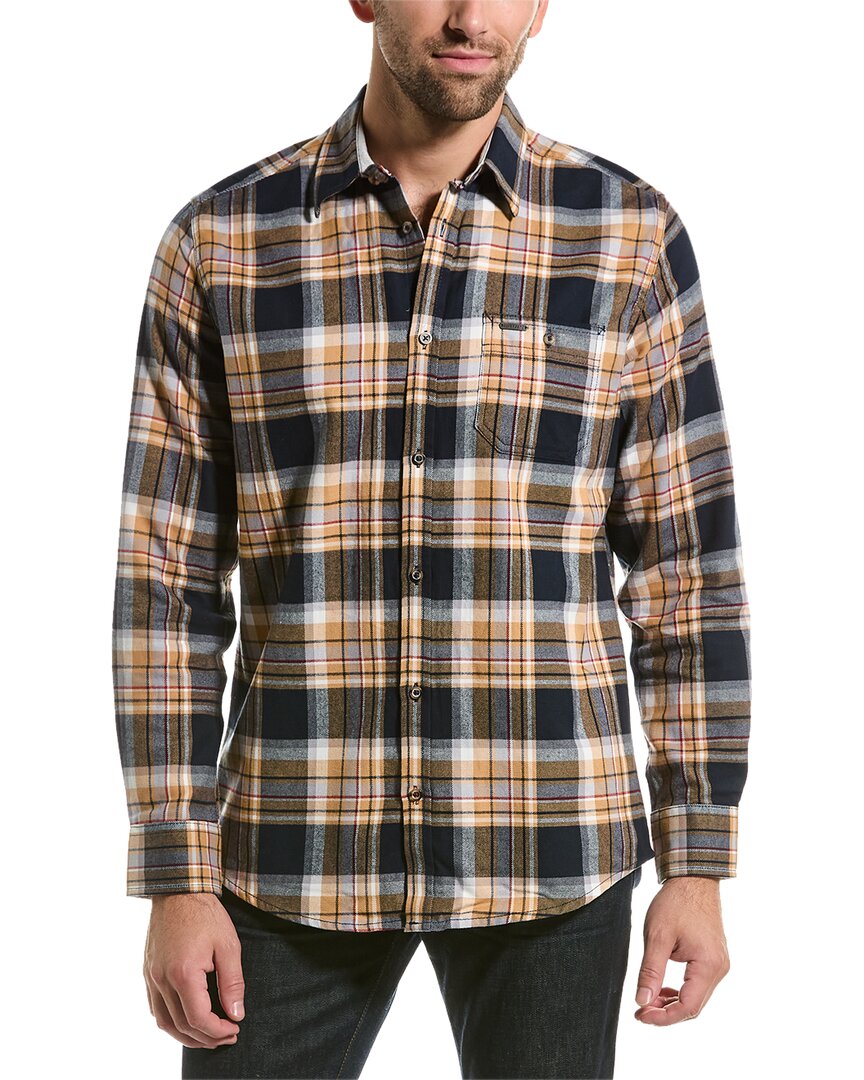 Shop Point Zero Brush Flannel Shirt In Brown