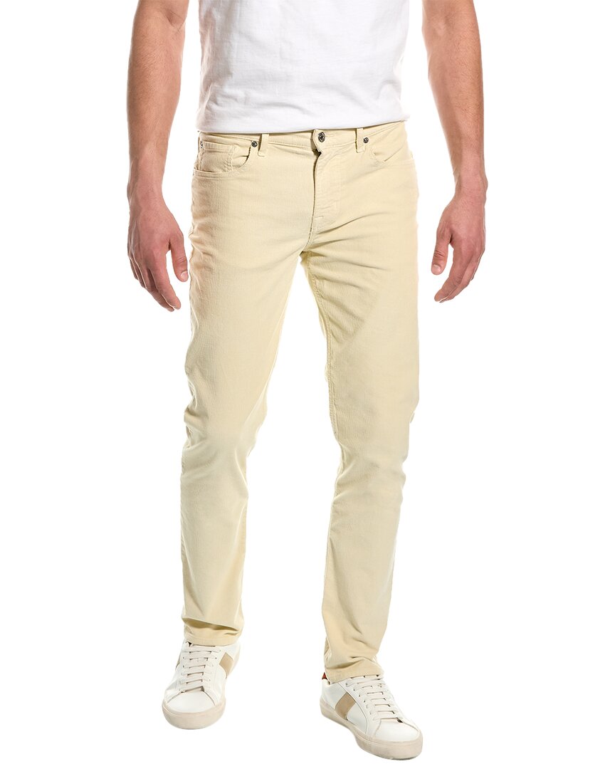 7 FOR ALL MANKIND SLIMMY CLEAN WHITE TAPERED SKINNY JEAN