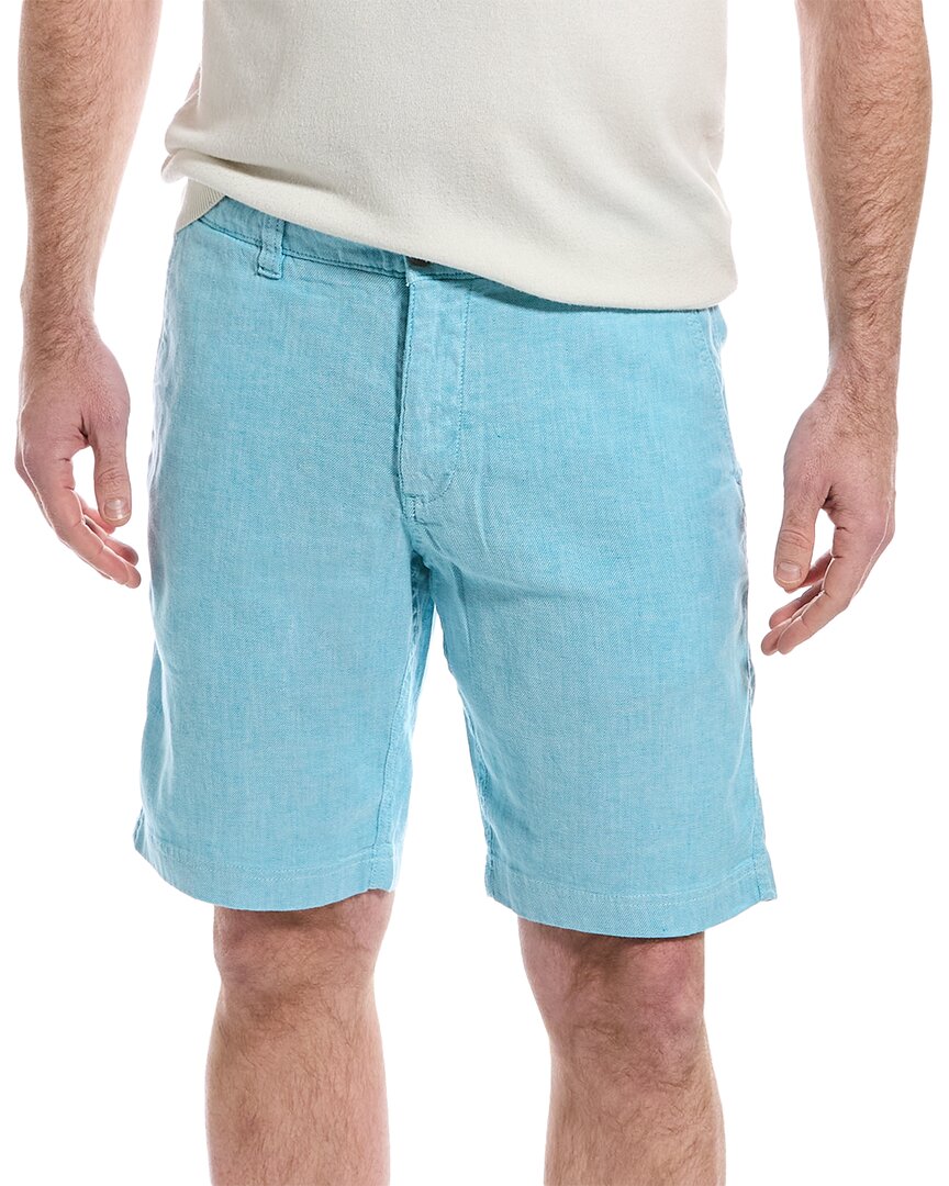 Tommy Bahama Beach Linen-blend 10in Short In Blue