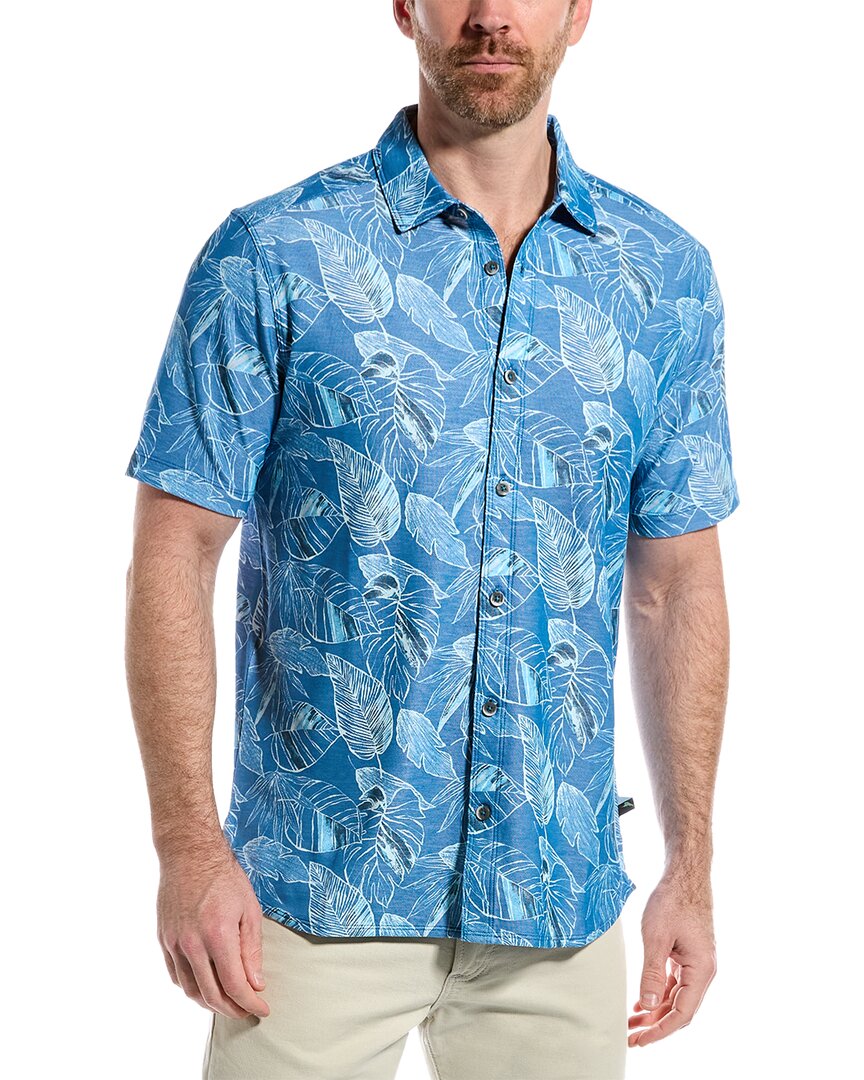 Tommy Bahama Bonita Cove Camp Shirt In Blue | ModeSens