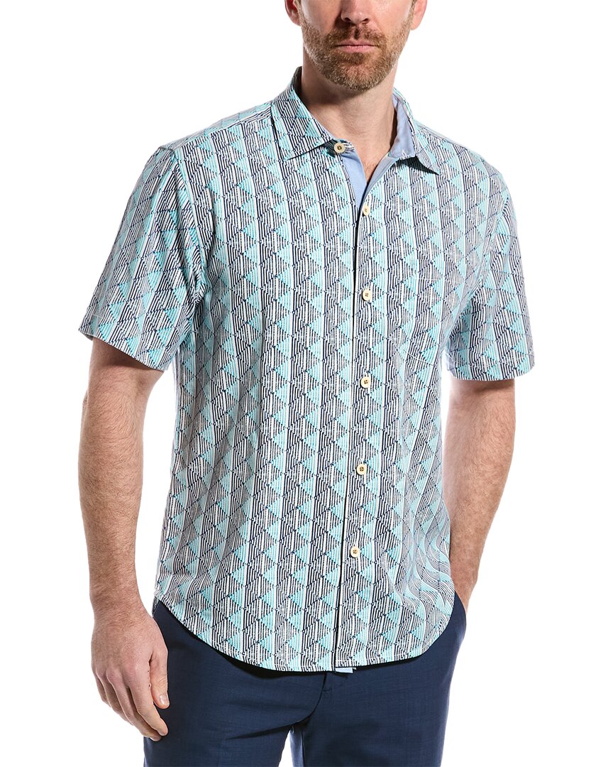 Chicago Cubs Tommy Bahama Hula All Day Button-Up Shirt - Light Blue