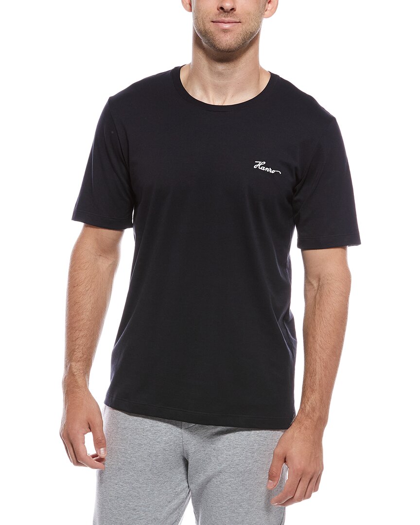 Hanro Logo T-shirt In Black