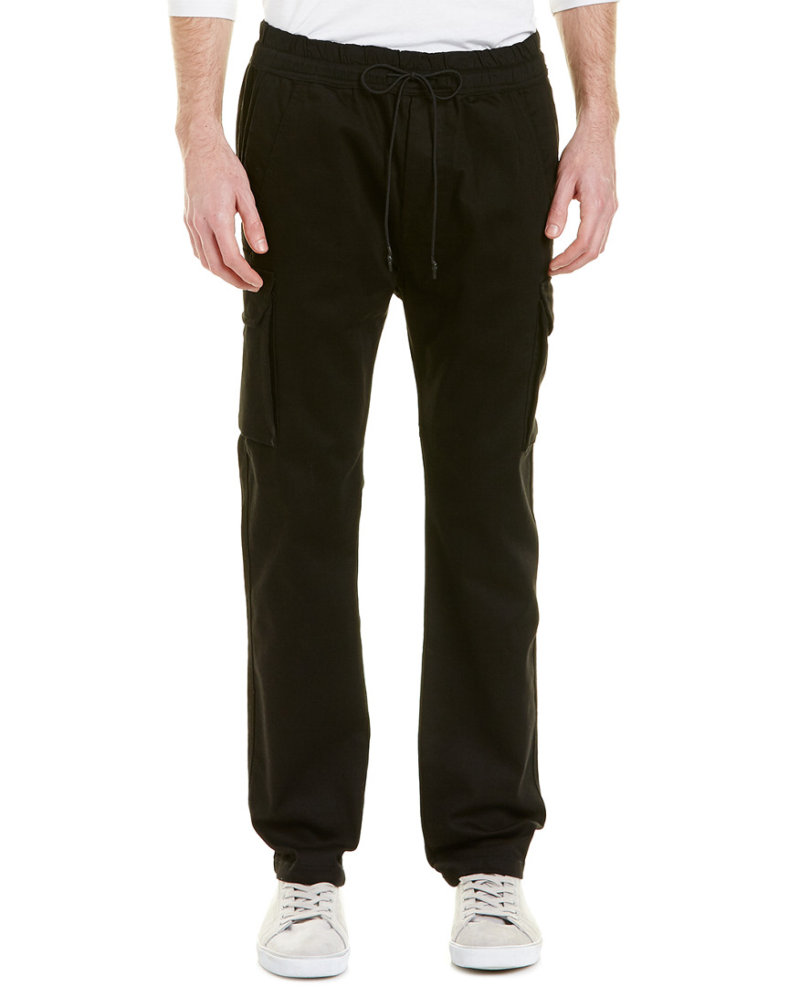 black skinny cargo pants mens