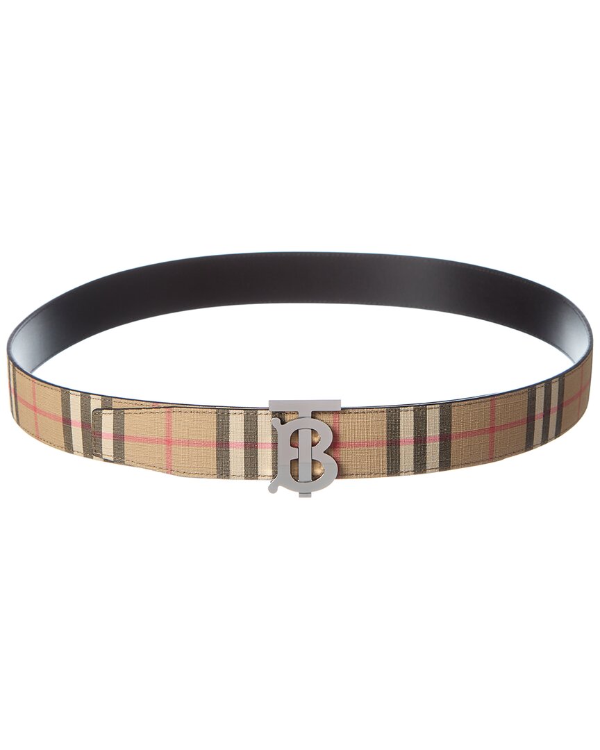 BURBERRY MONOGRAM VINTAGE CHECK E-CANVAS BELT