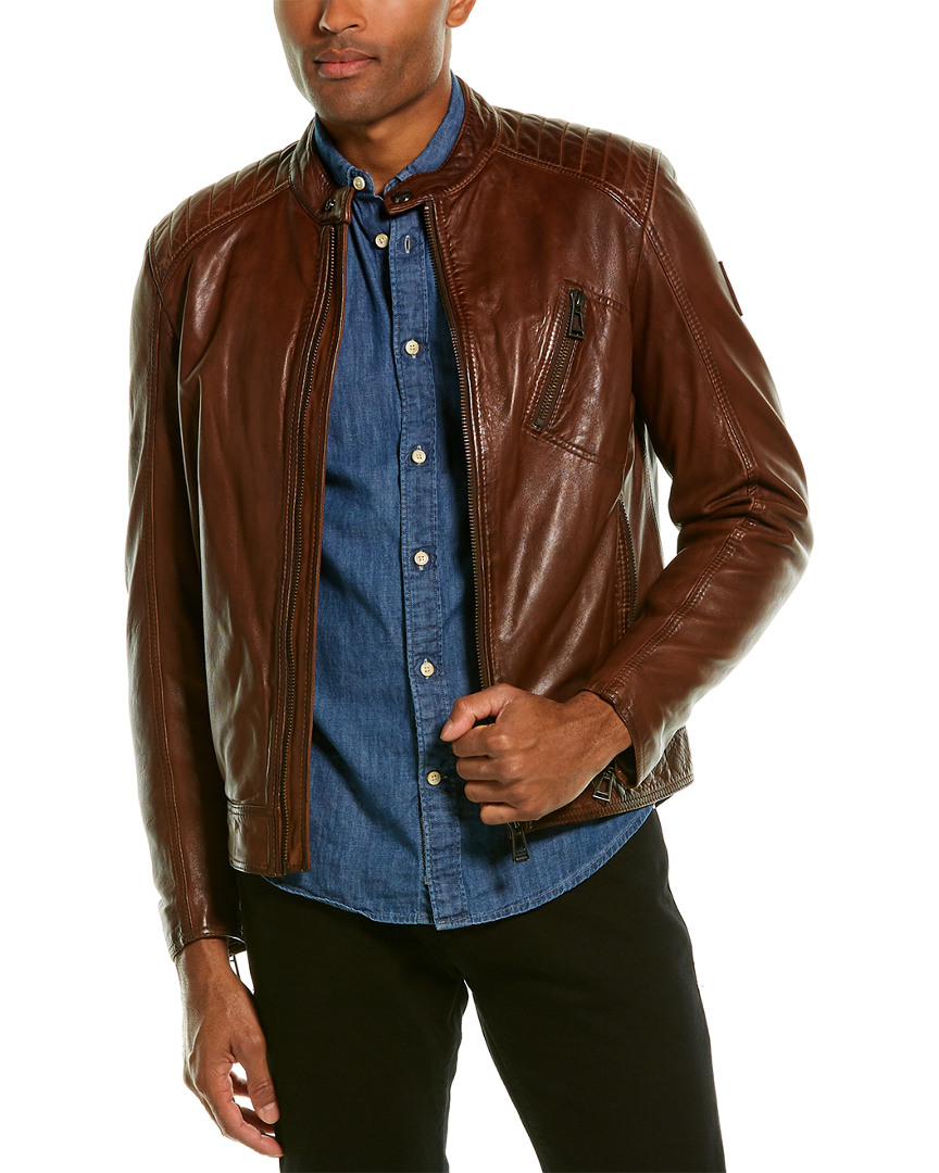 Image of Belstaff Racer . Leather Jacket