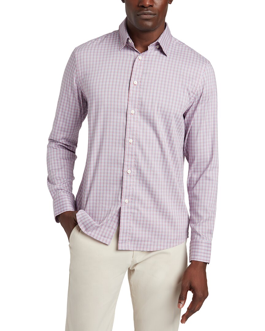 Faherty The Movement Shirt In Pink