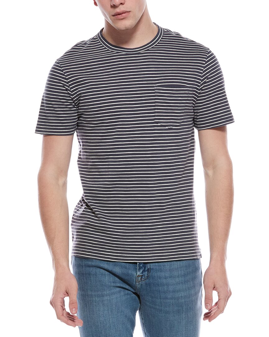 Faherty Sunwashed Pocket T-shirt In Black