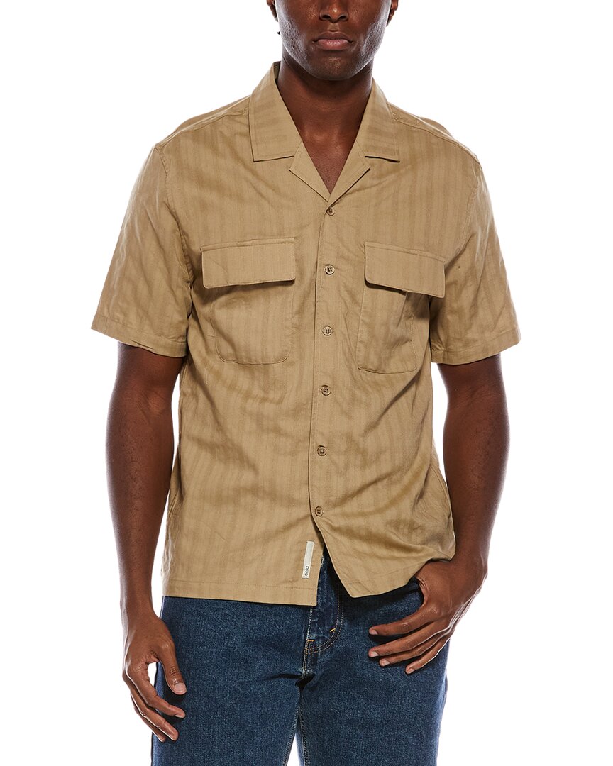 Onia Linen-blend Utility Shirt
