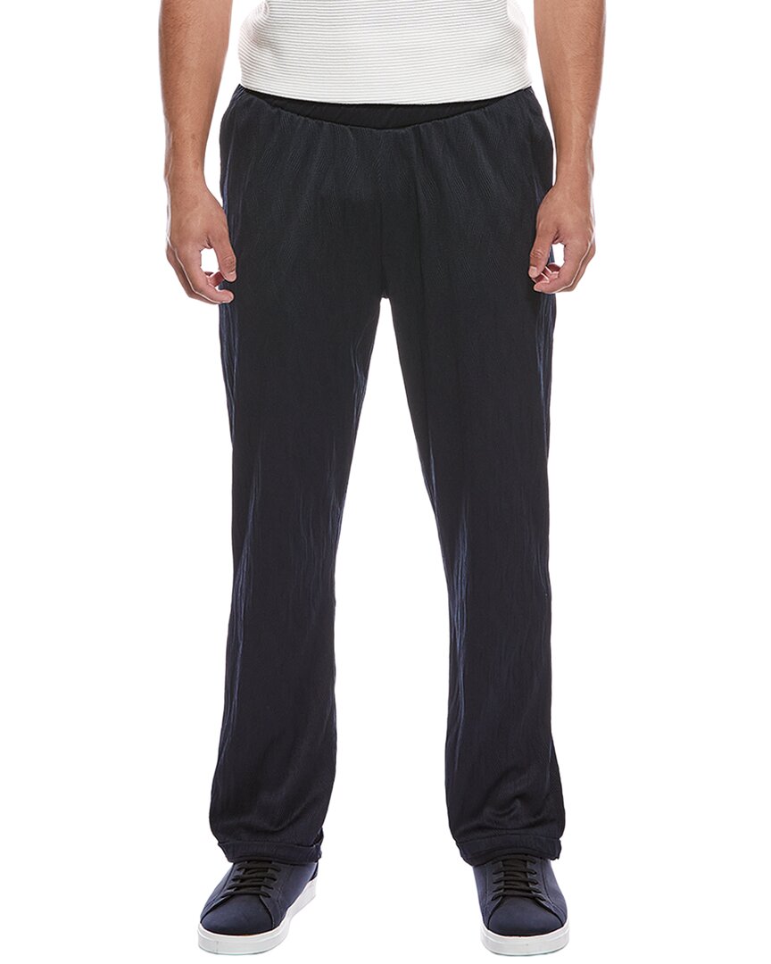 Reiss Marr Wave Jacquard Drawstring Pant In Blue
