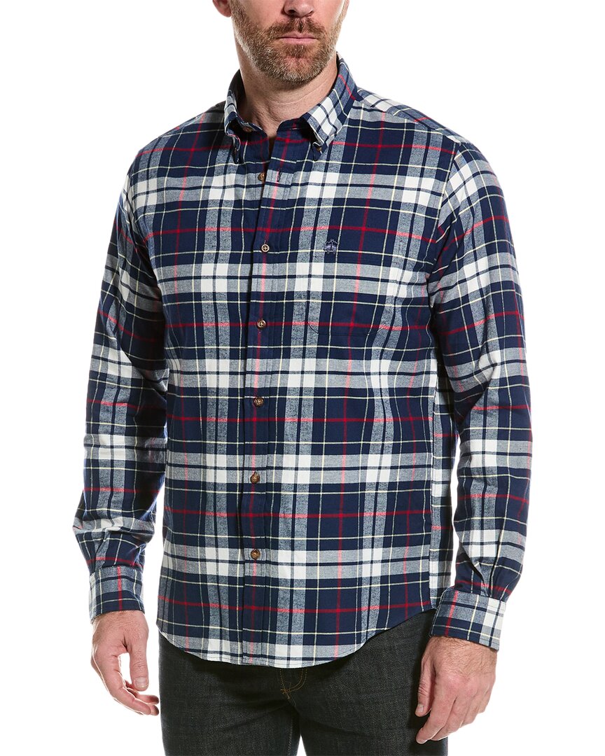 BROOKS BROTHERS BROOKS BROTHERS REGULAR FIT FLANNEL SHIRT