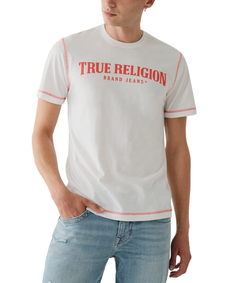 TRUE RELIGION FLATLOCK ARCH T-SHIRT