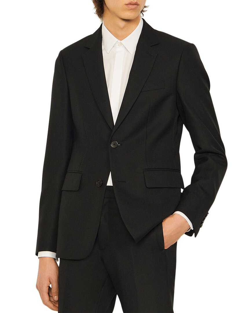 Sandro Alpha Wool-blend Suit Jacket