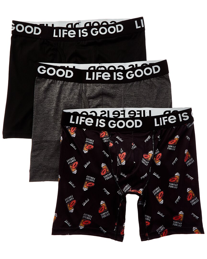LIFE IS GOOD LIFE IS GOOD® 3PK SUPER SOFT BOXER BRIEF