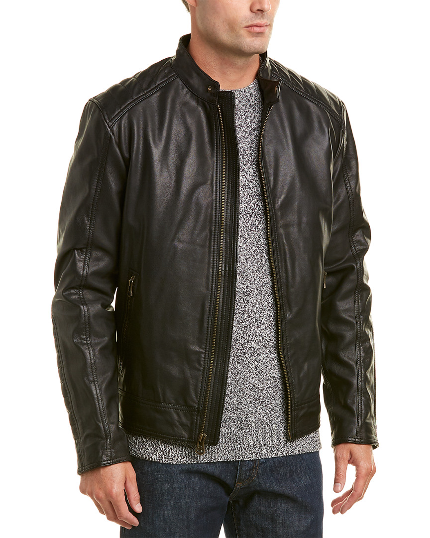 Image of Cole Haan Leather Jacket