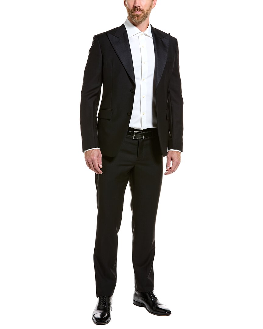 Bottega Veneta 2pc Tuxedo Suit In Black