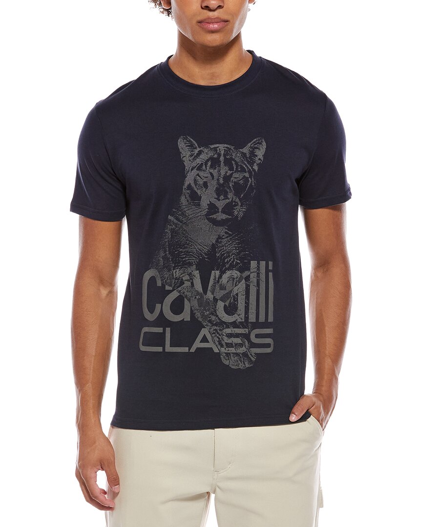 Cavalli Class T-shirt In Blue
