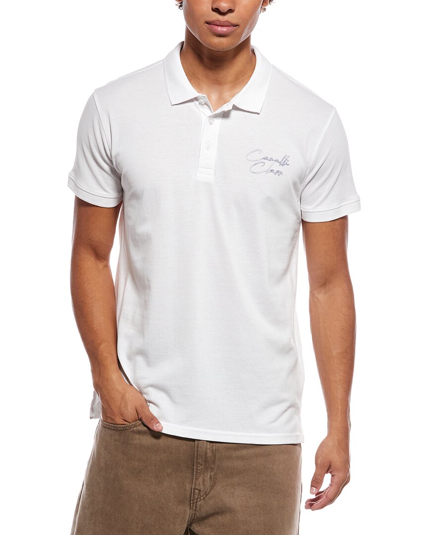 Cavalli Class Polo Shirt In White