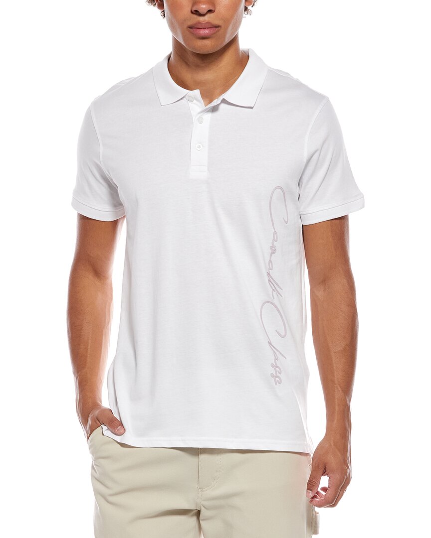 Cavalli Class Polo Shirt In White