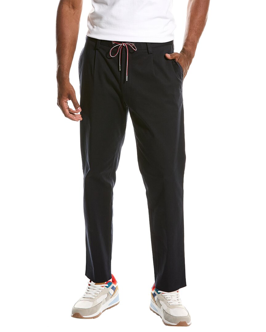 Moncler Drawstring-waist Track Pant In Blue