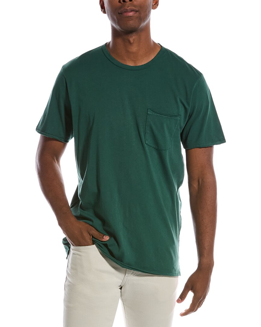 Rag & Bone Miles Organic Cotton Pocket T-shirt In Green