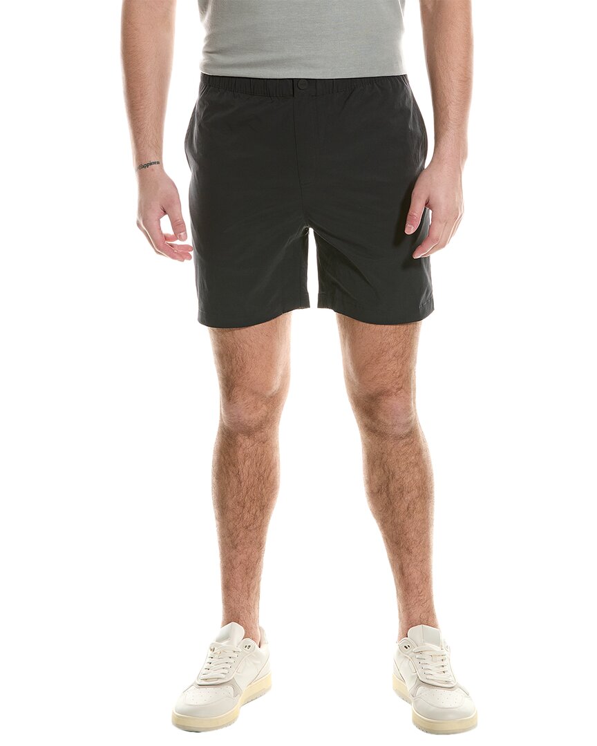 Shop Onia Pull-on Tech Short In Black