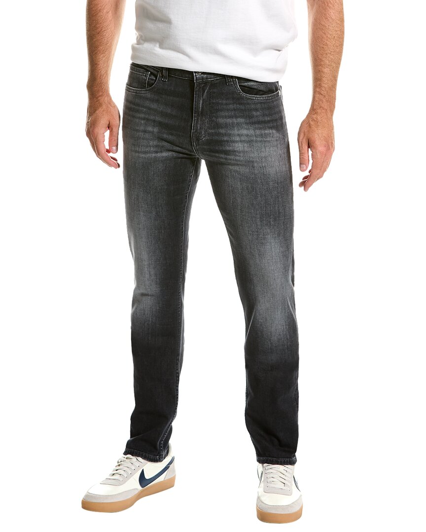 7 For All Mankind Mens Slimmy Tapered Luxe Performance Eco Jeans In Dark Stonewash In Black