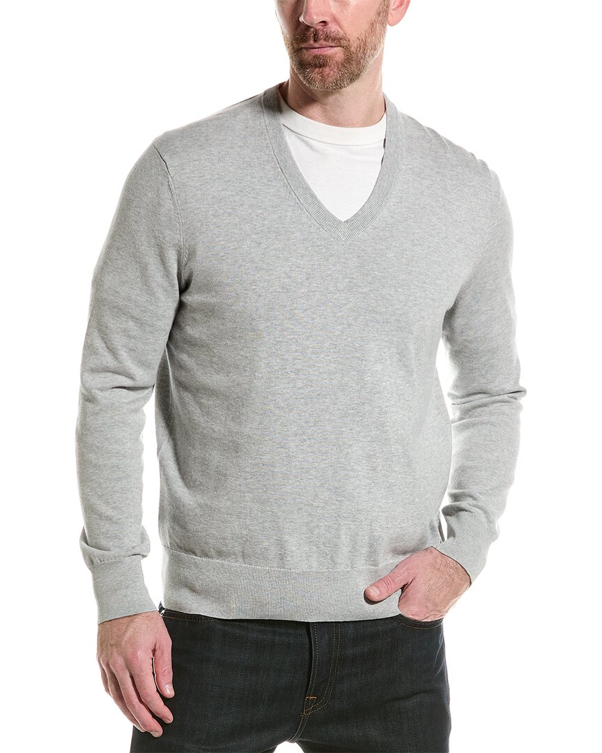 Shop Brooks Brothers Jersey V-neck Sweater