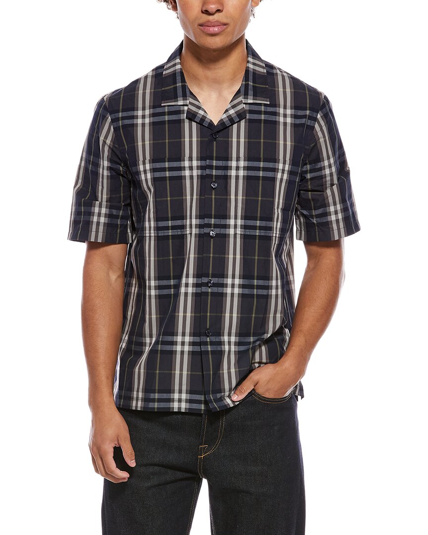 Burberry Shirt In Blue