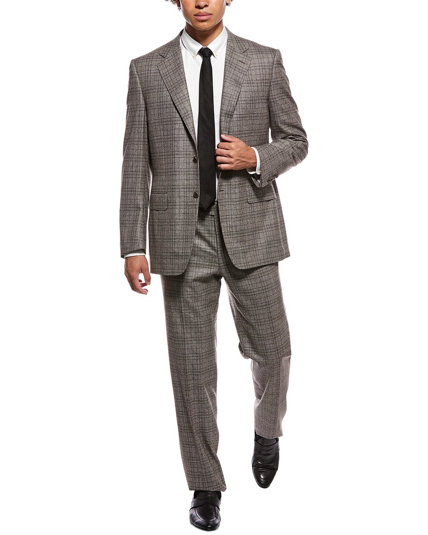 Canali 2pc Wool Suit In White