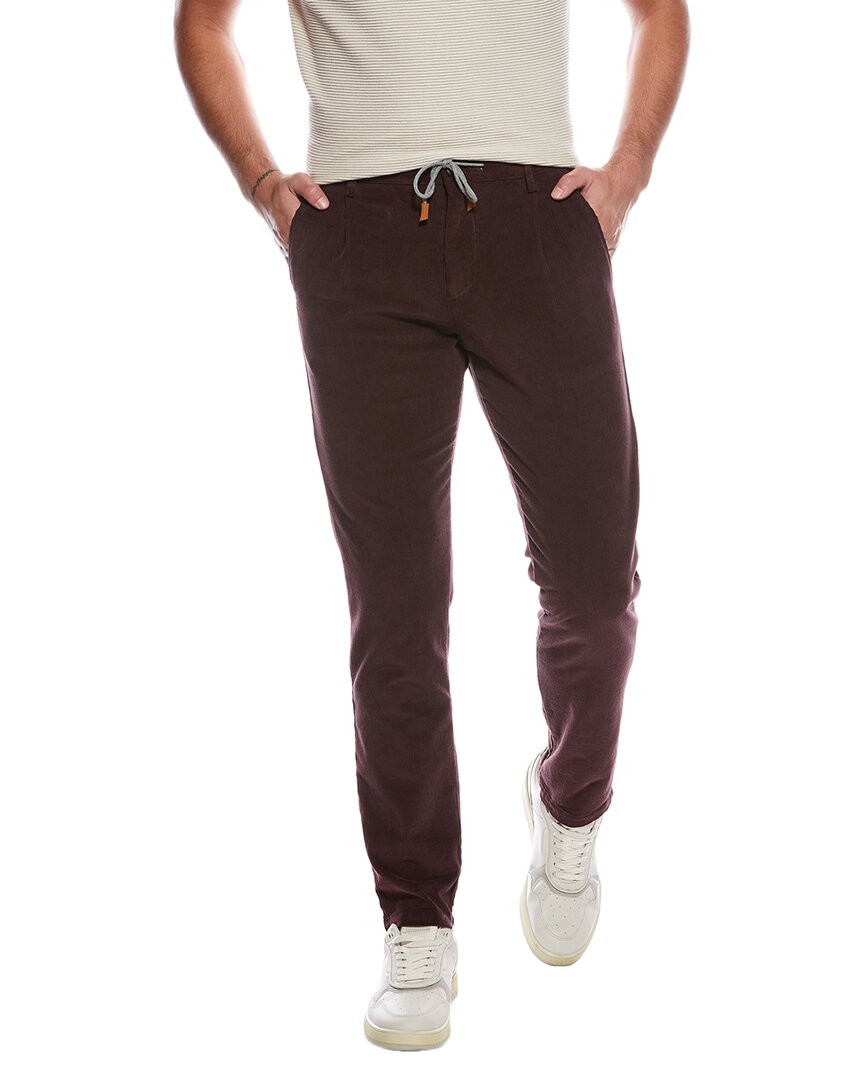 Eleventy Corduroy Jogger In Brown