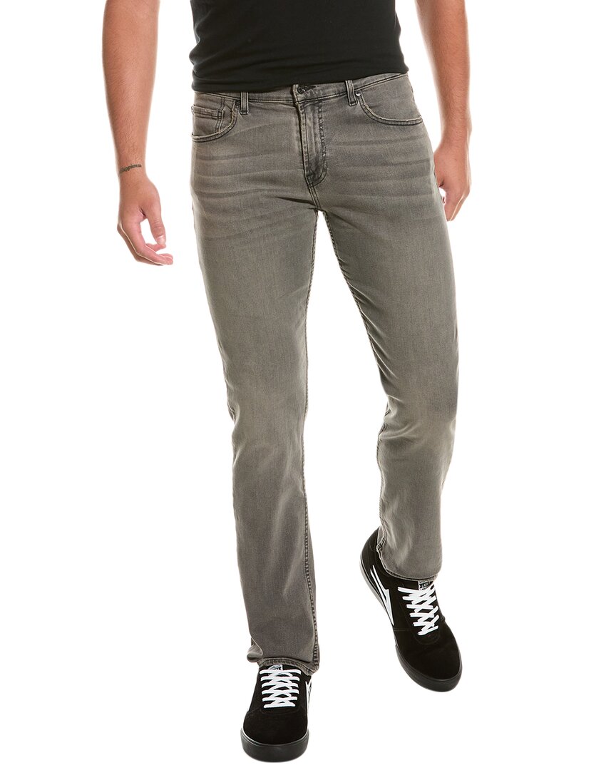 7 For All Mankind Squiggle Slim Ankle Jean In Gray