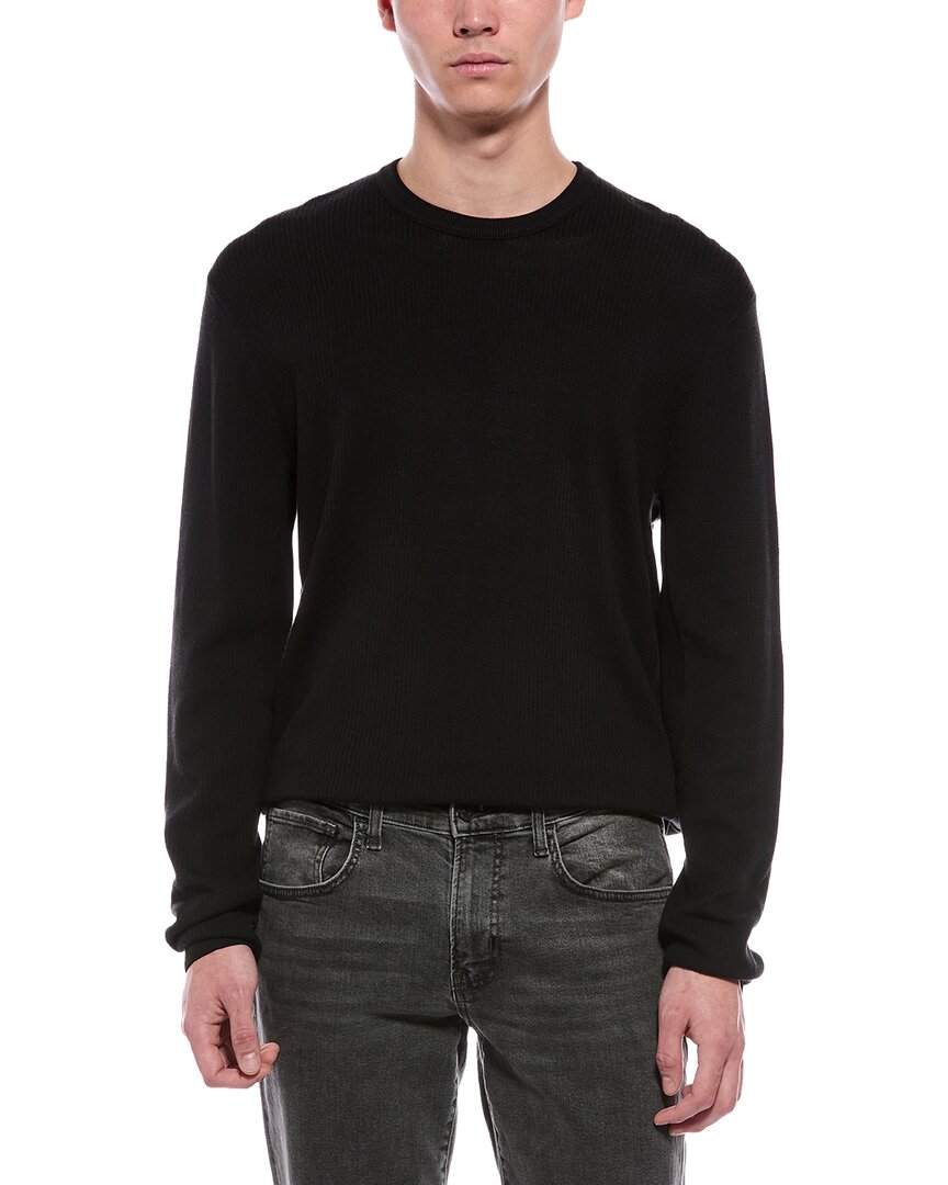 Rag & Bone Harvey Crewneck Sweater In Black