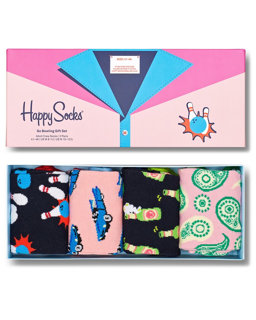 Shop Happy Socks 4pk Go Bowling Socks Gift Set