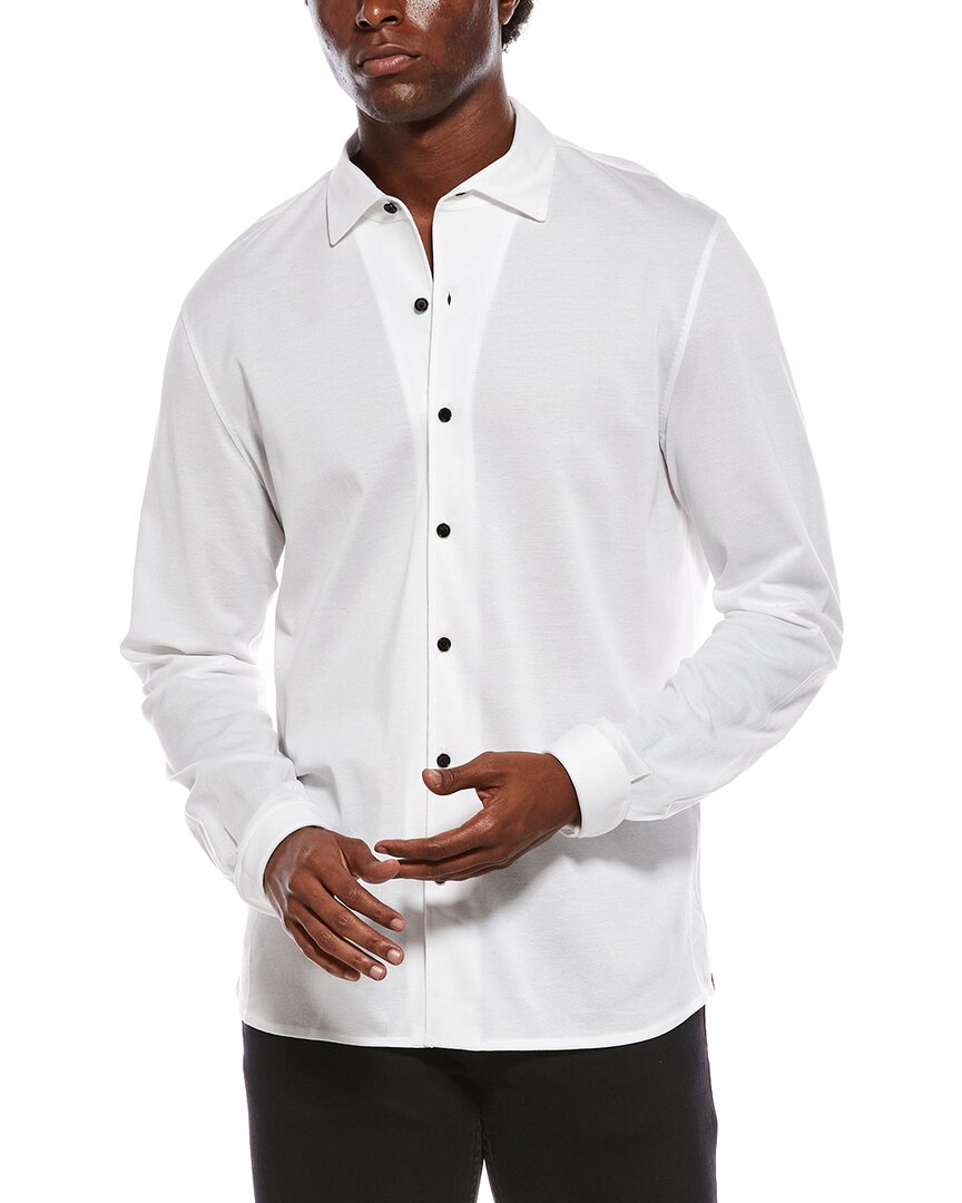 Isaia Sport Shirt In White