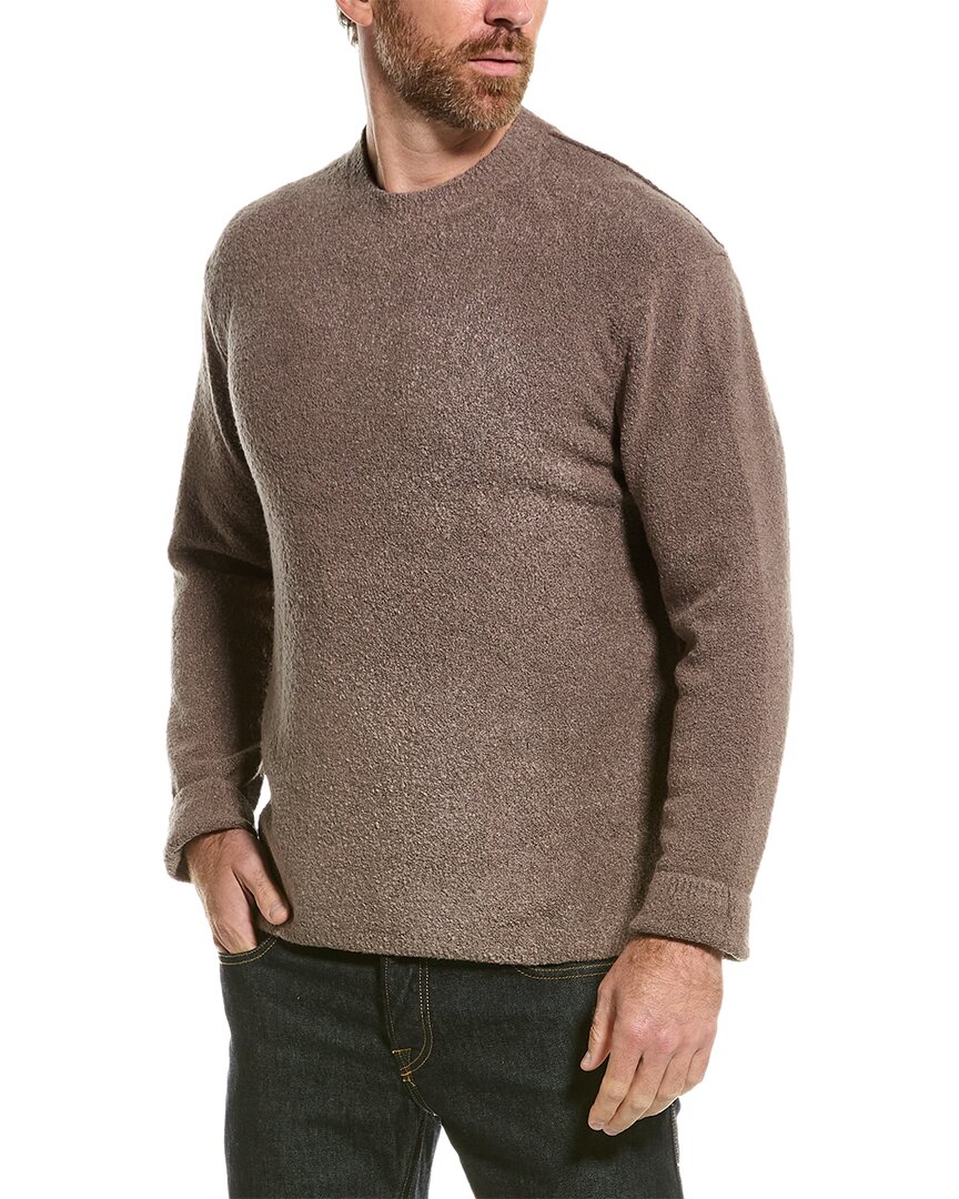 Allsaints Eamont Crewneck Sweater In Brown