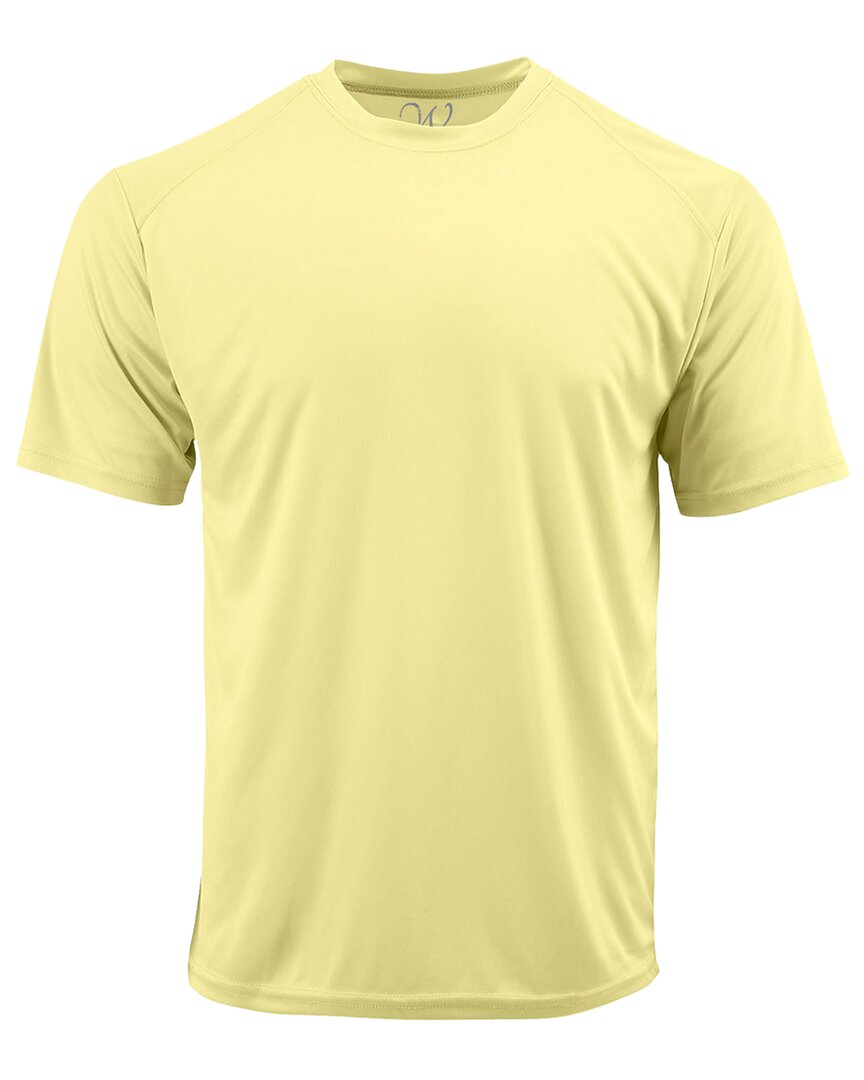 Shop Ethan Williams Perform Basics Dri-tech T-shirt In Yellow