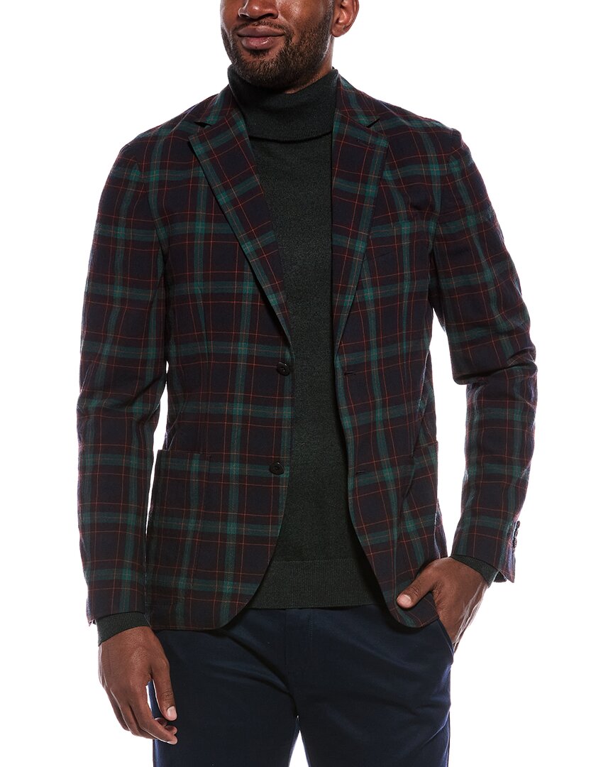 Slowear Montedoro Virgin Wool Sportscoat In Navy