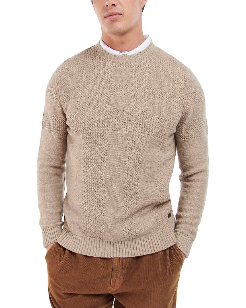 Barbour Townend Solid Lambwool Crewneck Sweater