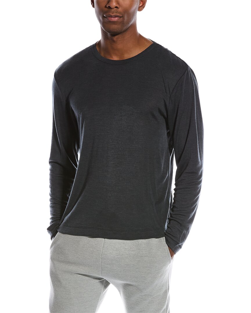Hanro Wool-blend Sleep Shirt In Grey