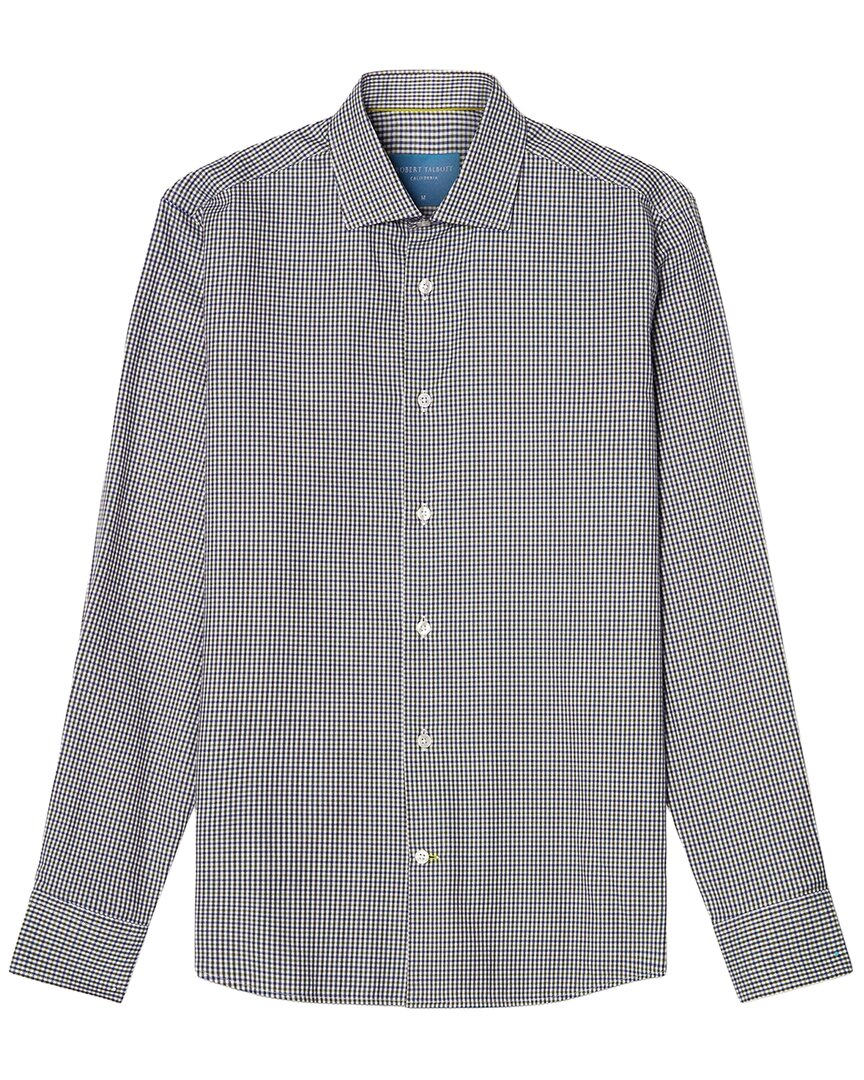 Robert Talbott Reynolds Ultra Light Weight Brushed Shirt In Gray