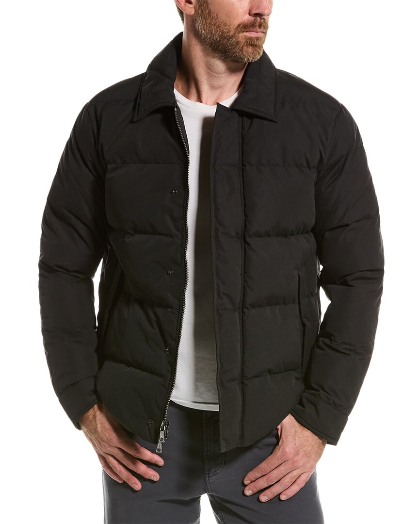 Shop John Varvatos Calder Puffer Jacket In Black
