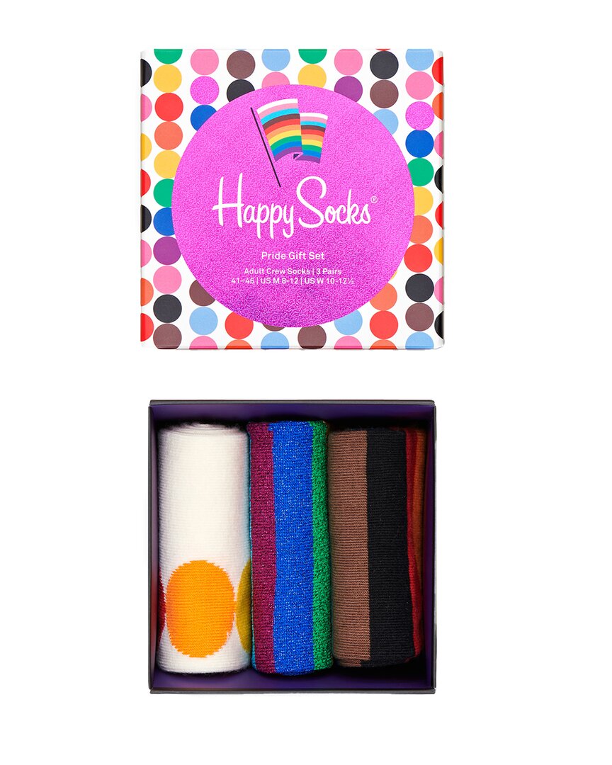 Shop Happy Socks 3pk Pride Socks Gift Set