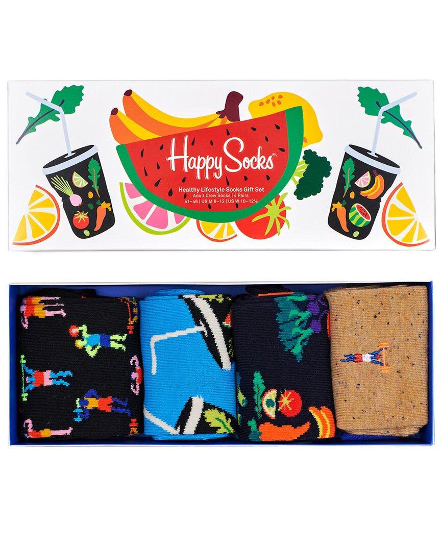 Shop Happy Socks 4pk Healthy Lifestyle Gift Set