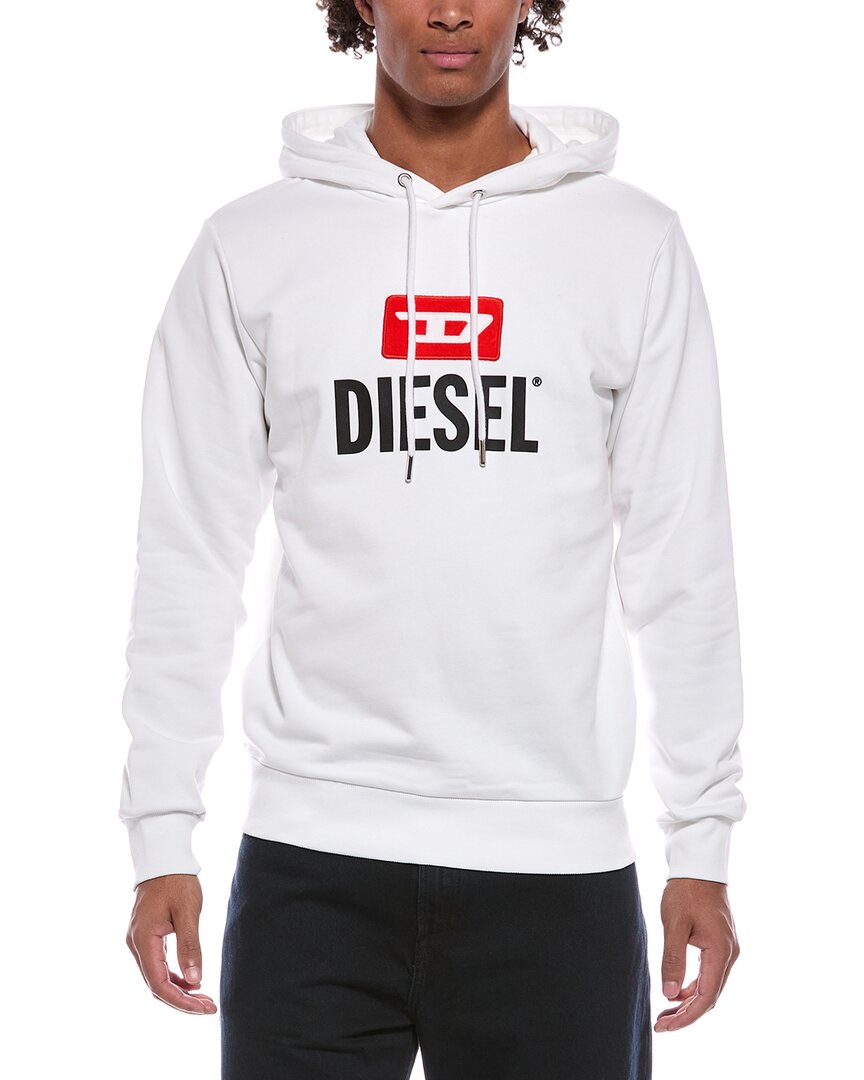 Diesel White Hoodie