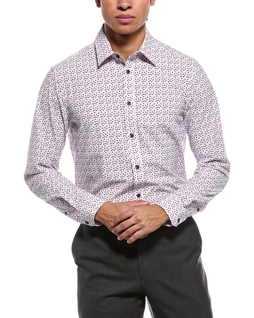 Report Collection 4-way Woven Sport Shirt In Neutral