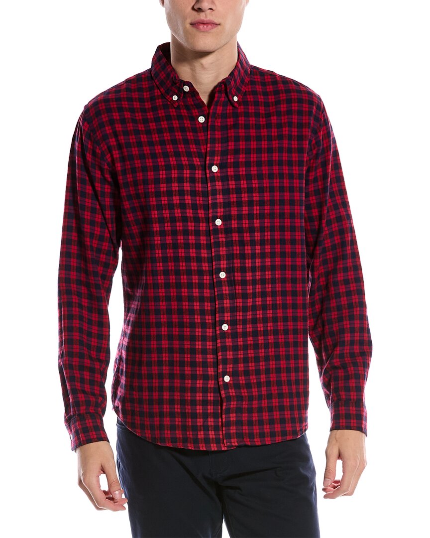 Slate & Stone Plaid Flannel Button-down Shirt In Red