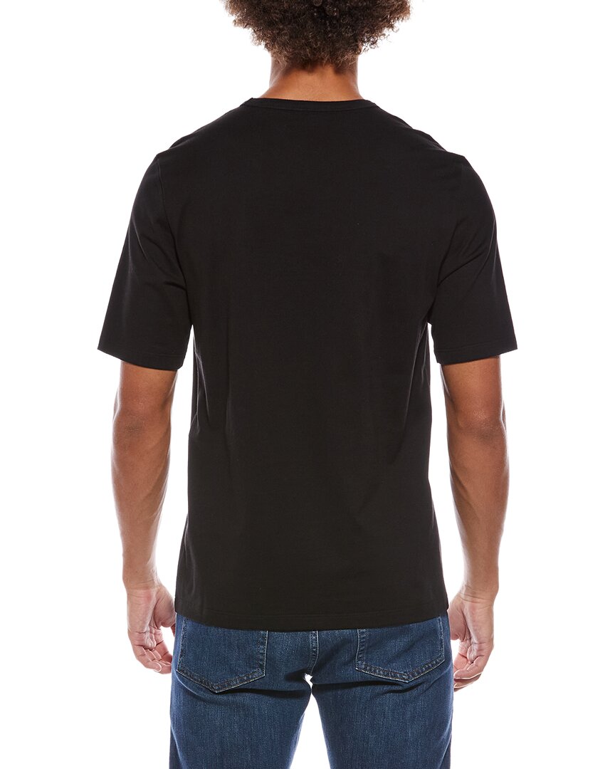 Saint Laurent Logo T-shirt In Black