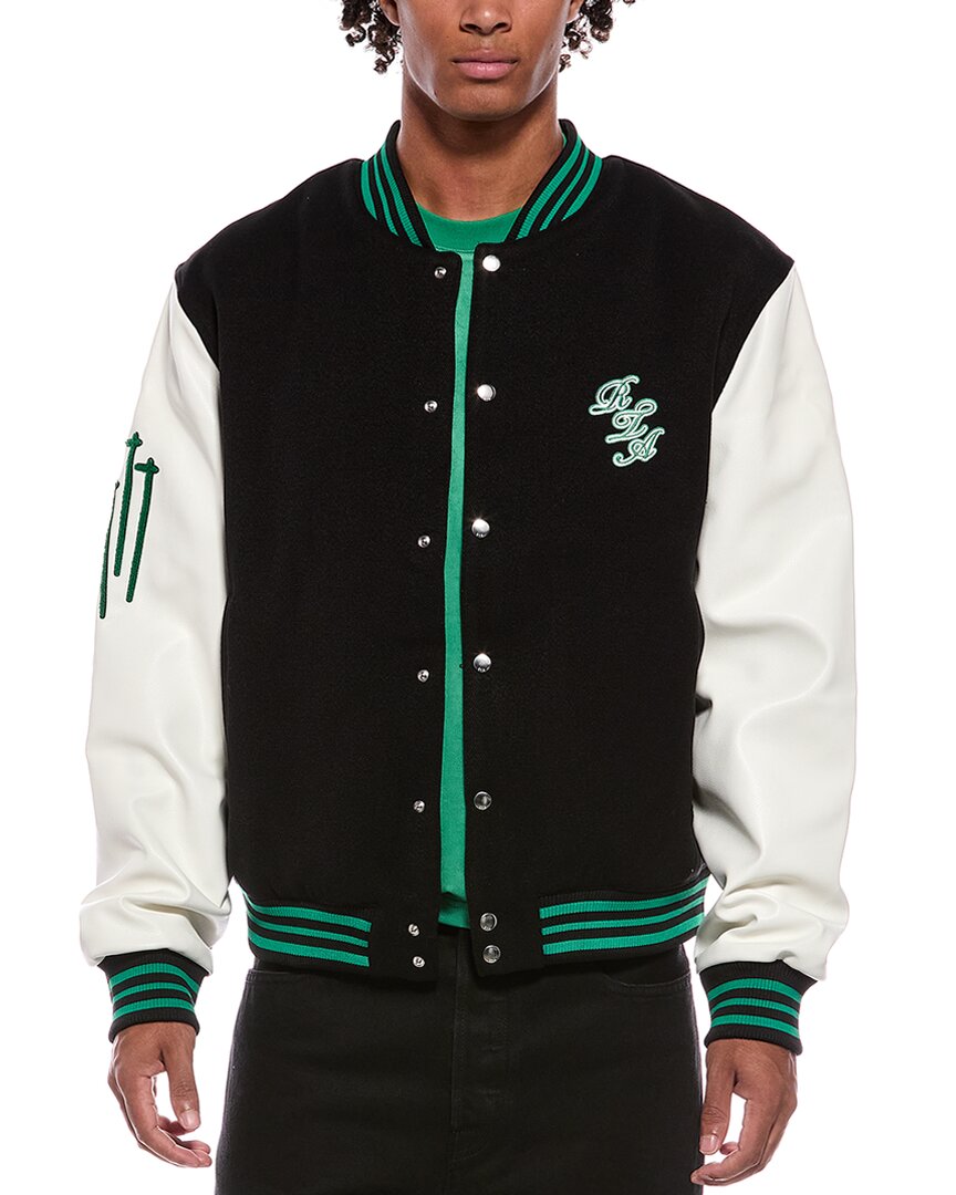 Rta Marty Varsity Jacket In Multi