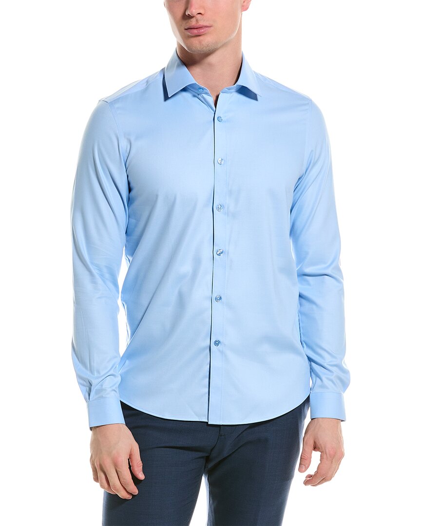Shop Paisley & Gray Samuel Shirt In Blue