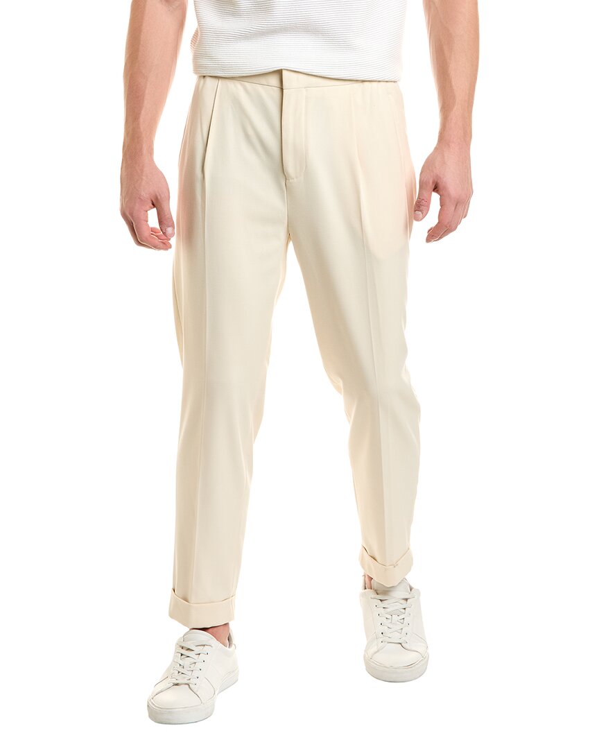 Reiss Brighton Relaxed Drawstring Trouser In Ecru